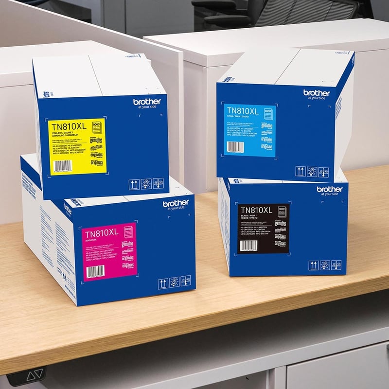 Brother TN810XLBK Original High Yield Laser Toner Cartridge - Black - 1 Each - Thumbnail 5