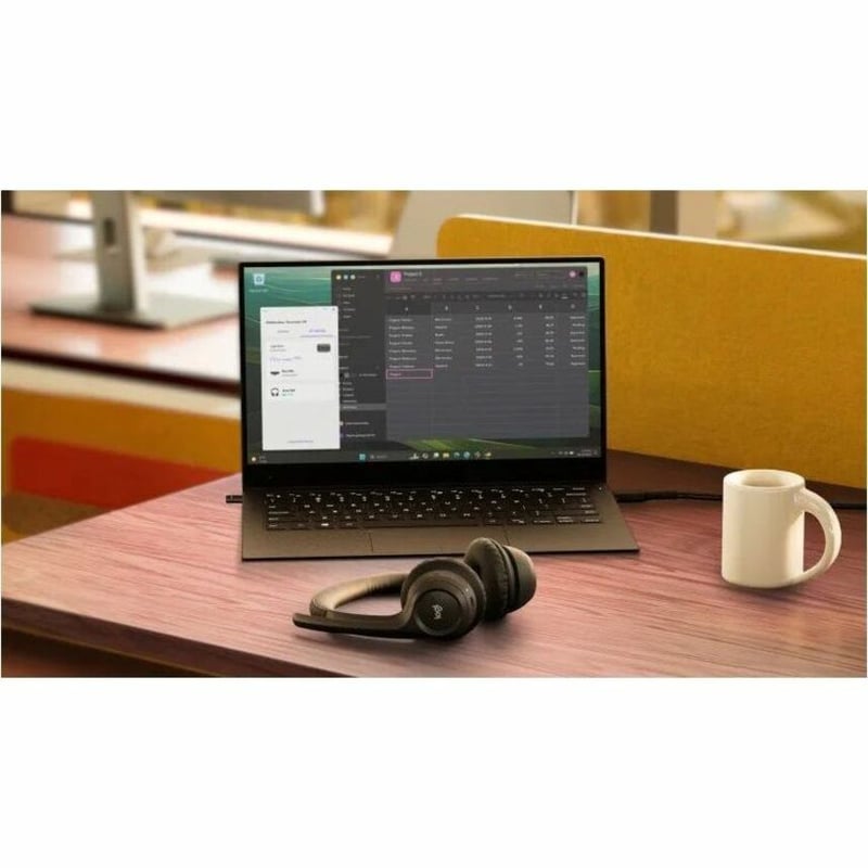 ZONE 305 WRLS HEADSET TEAMS BLACK B2B WITH DONGLE - Thumbnail 4