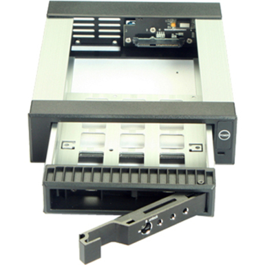 iStarUSA T-7DE-HD Drive Bay Adapter for 5.25" 12Gb/s SAS, SATA/600 Internal - Black - Thumbnail 3