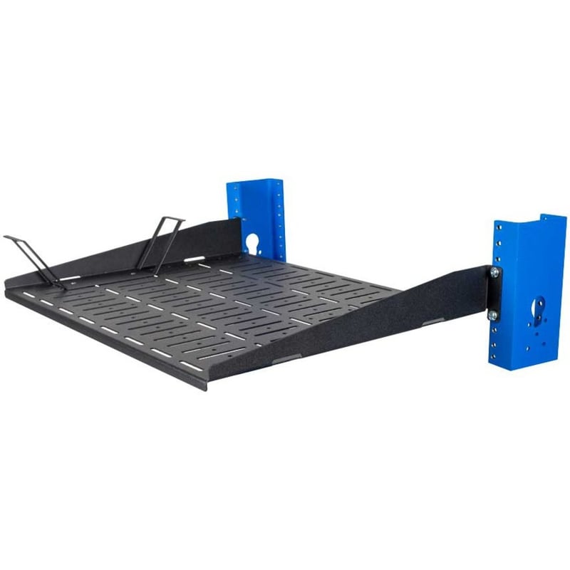 Rack Solutions 1-Unit Mac Mini Vertical Bracket for Modular Shelf - Thumbnail 3