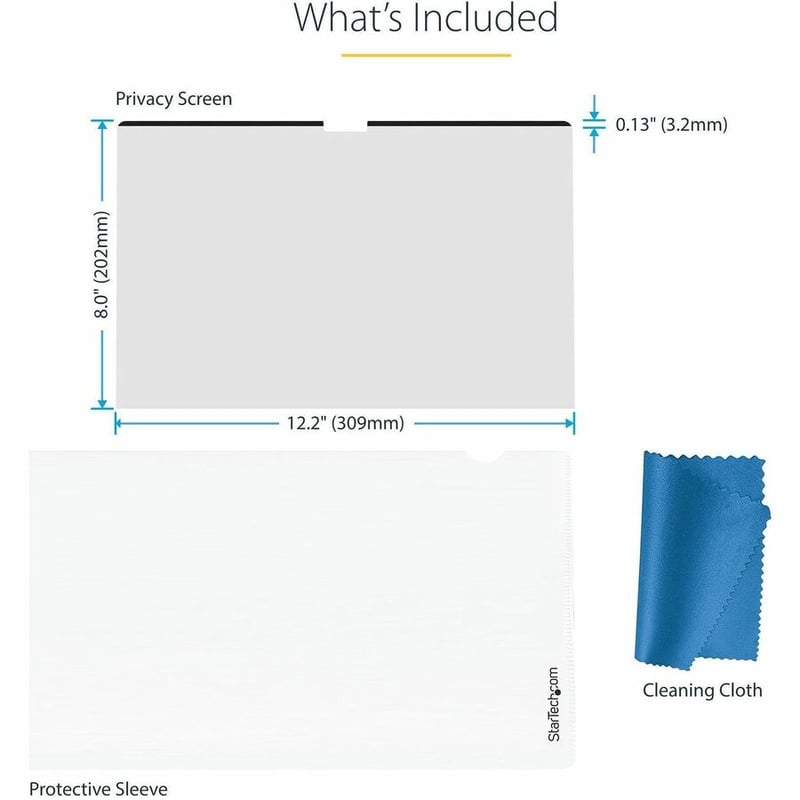 StarTech.com StarTech.com 14-inch MacBook Pro 21/23 Laptop Privacy Screen, Removable and Reversible Anti-Glare Blue Light Filter, Magnetic - Thumbnail 3