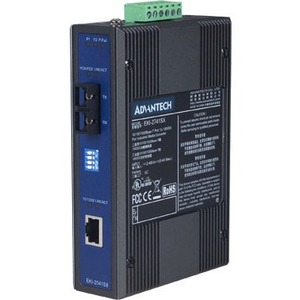B+B SmartWorx 10/100T (X) to Single-Mode SC Type Fiber Optic Industrial Media Converter - Thumbnail 1