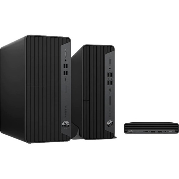HP Business Desktop ProDesk 600 G6 Desktop Computer - Intel Core i5 10th Gen i5-10500 Hexa-core (6 Core) 3.10 GHz - 8 GB RAM DDR4 SDRAM - 256 GB M.2 PCI Express NVMe SSD - Micro Tower - Thumbnail 2