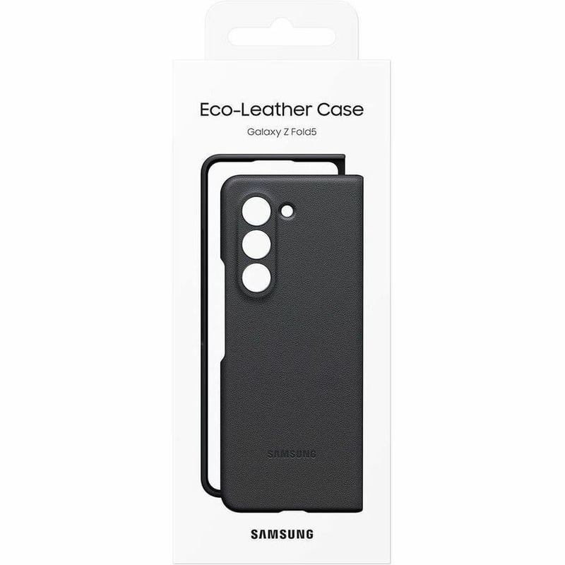 Samsung Galaxy Z Fold5 Eco-Leather Case, Graphite - Thumbnail 4