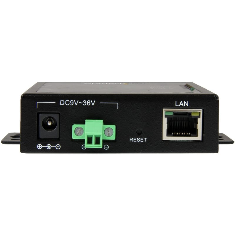 StarTech.com 2 Port Serial-to-IP Ethernet Device Server - RS232 - Metal and Mountable - Serial Device Server - Thumbnail 2