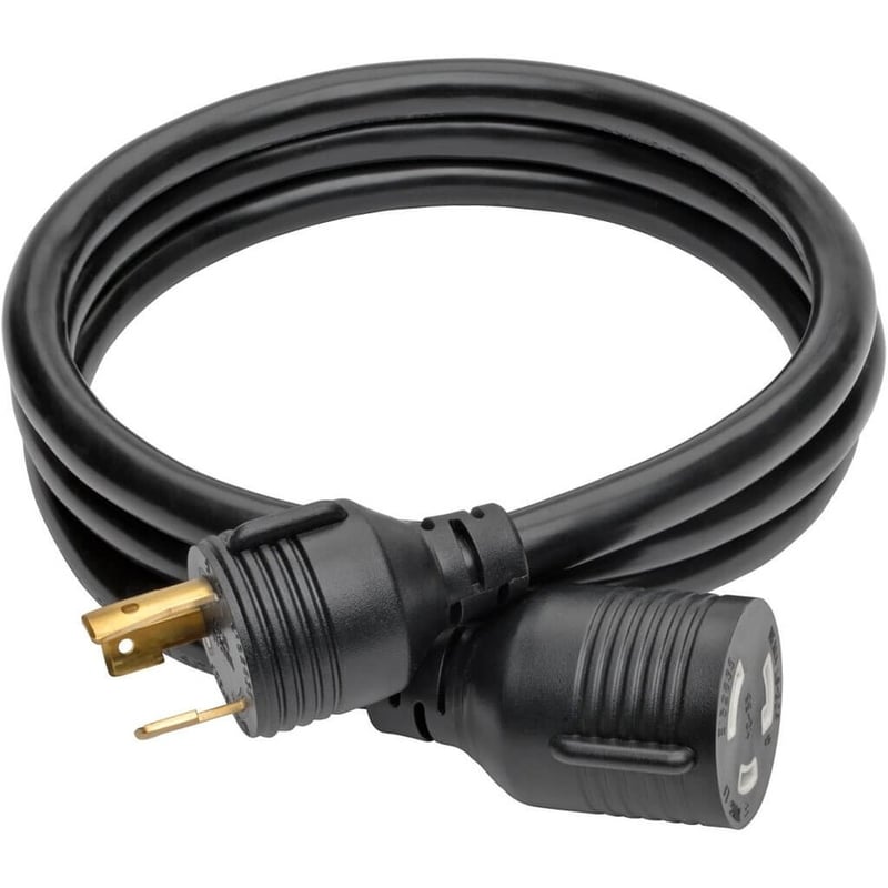 Eaton Tripp Lite Series Power Extension Cord, NEMA L5-30P to NEMA L5-30R- Heavy-Duty, 30A, 125V, 10 AWG, 6 ft. (1.83 m), Black, Locking Connectors - Thumbnail 2