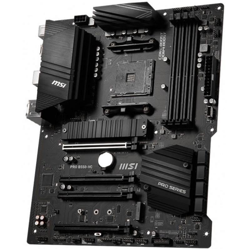 MSI Pro B550-VC Gaming Desktop Motherboard - AMD B550 Chipset - Socket AM4 - ATX - Thumbnail 3
