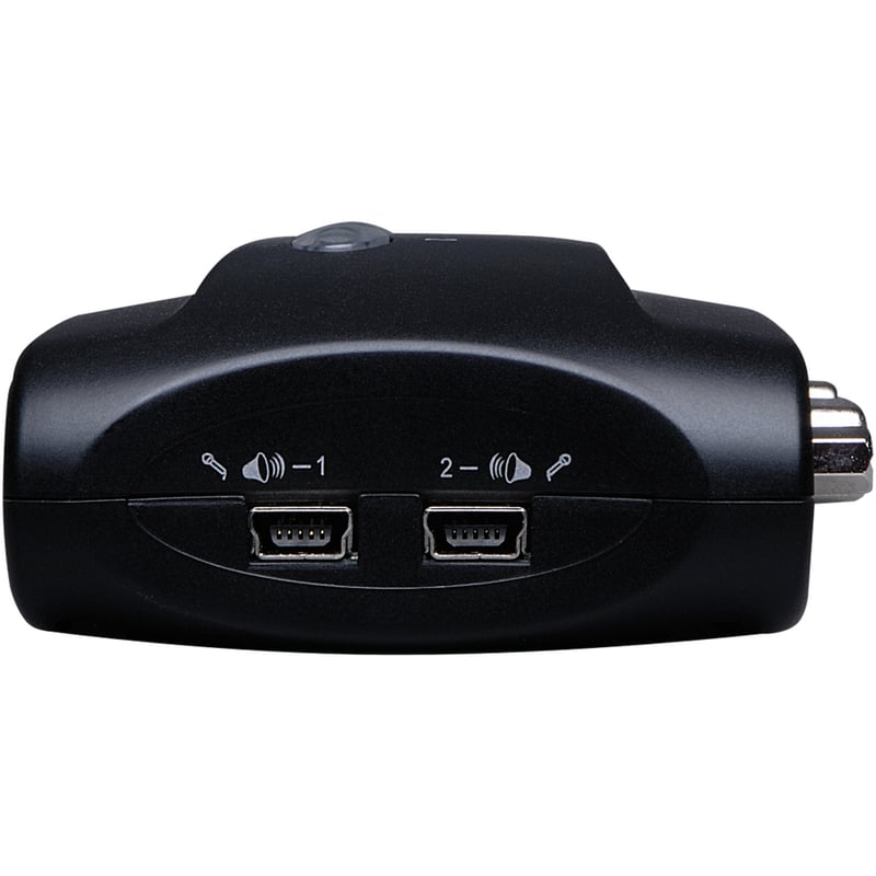 Tripp Lite by Eaton 2-Port Desktop Compact USB KVM Switch with Audio & Cable Kit - Thumbnail 4