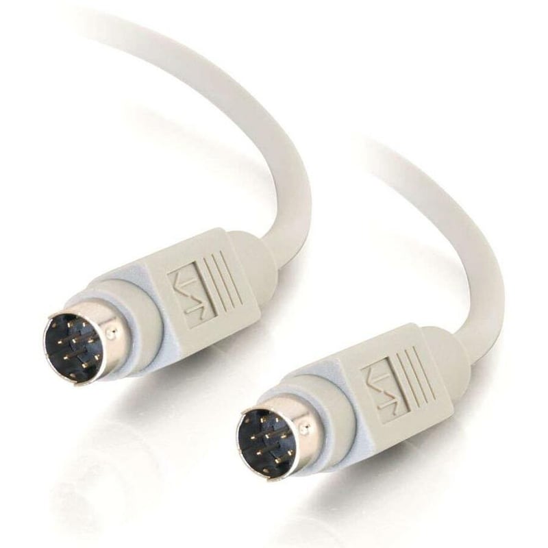 C2G 10ft 8-pin Mini Din M/M Serial RS232 Cable - Thumbnail 1