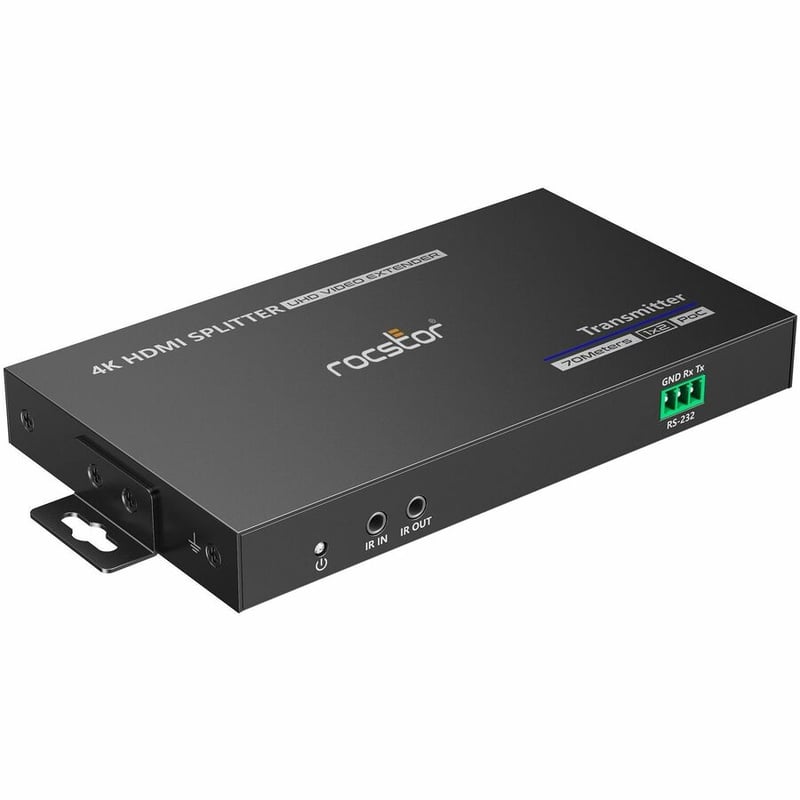 Rocstor TrueReach Splitter with Power over Network Cable 4K/1080p 1x2 HDMI - Thumbnail 5