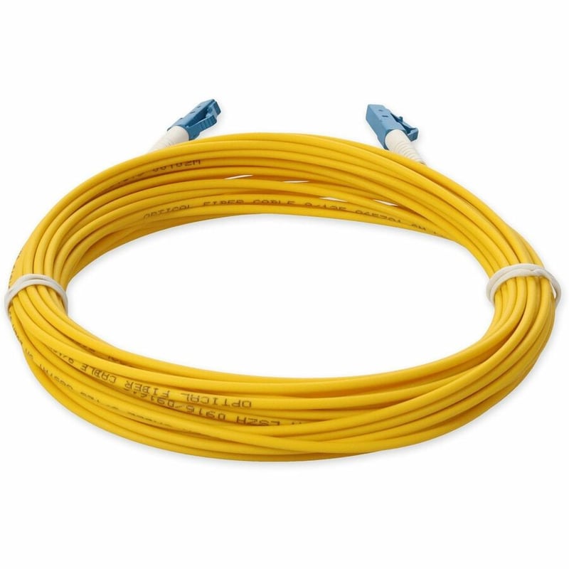 AddOn 6m LC to LC Yellow OS2 Simplex LSZH SMF Fiber Patch Cable - Thumbnail 4