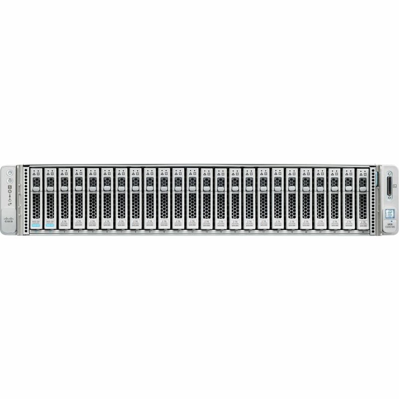 Cisco HyperFlex HX240c M5 2U Rack Server - 2 Xeon Gold 6142 2.60 GHz - 384 GB RAM - 12Gb/s SAS, Serial ATA/600 Controller - Thumbnail 2