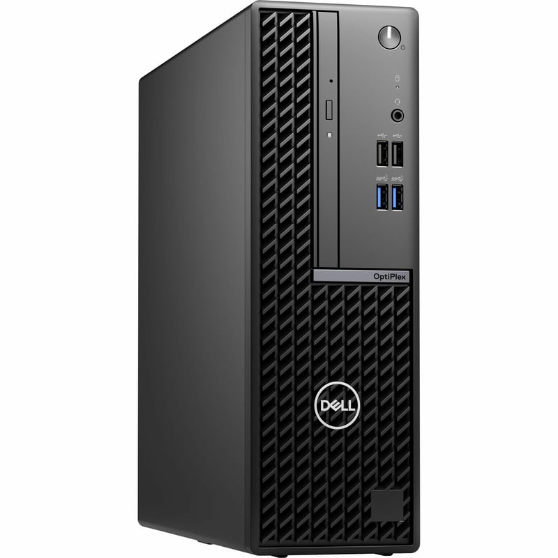 Dell OptiPlex 7000 7010 Desktop Computer - Intel Core i5 13th Gen i5-13500 Tetradeca-core (14 Core) 2.50 GHz - 8 GB RAM DDR4 SDRAM - 256 GB M.2 PCI Express NVMe SSD Touchscreen Display - Small Form Factor - Black - Thumbnail 1