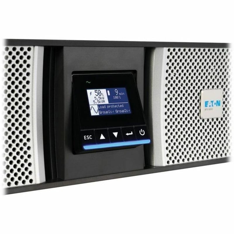 Eaton 9PX G2 11000VA 11000W 208/120V Online Double-Conversion UPS - Hardwired Input, 8x 5-20R, 4x L6-30R, 2x L14-30R or Hardwired Output, Cybersecure Network Card, Extended Run, 7U Rack/Tower - Thumbnail 2