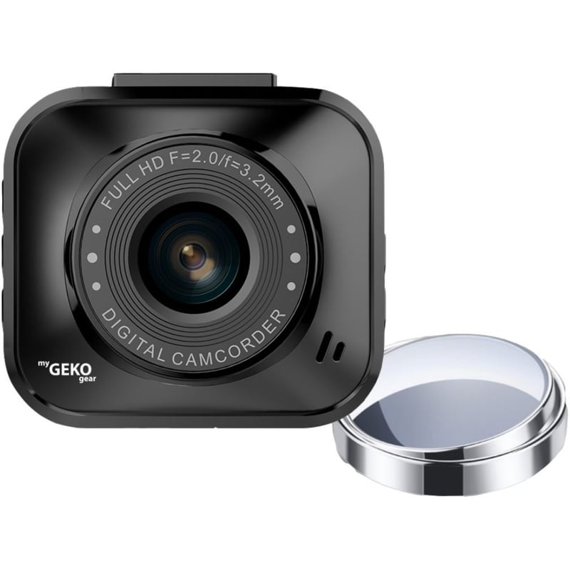 myGEKOgear by Adesso Orbit 122 Full HD 1080p Dash Cam, G-Sensor, and 2 Blindspot Mirrors Included - Thumbnail 1