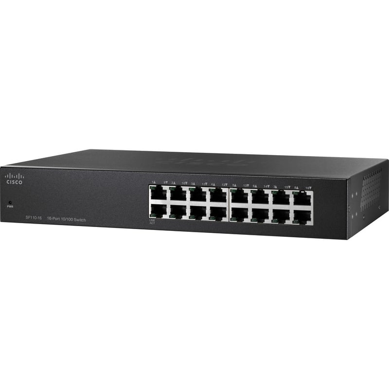 Cisco SF110-16 Ethernet Switch - Thumbnail 2