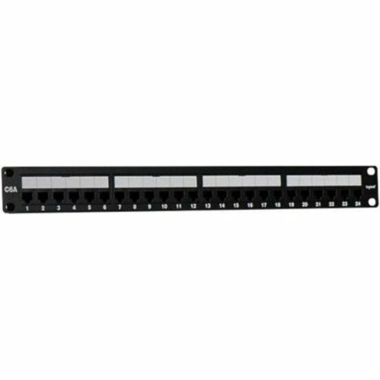 On-Q Cat 6A 24 Port Rack Mount Patch Panel - Thumbnail 2