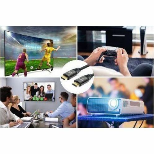 8K@60HZ CERTIFIED ULTRA HIGH SPEED HDMI CABLE WITH ETHERNET - Thumbnail 5