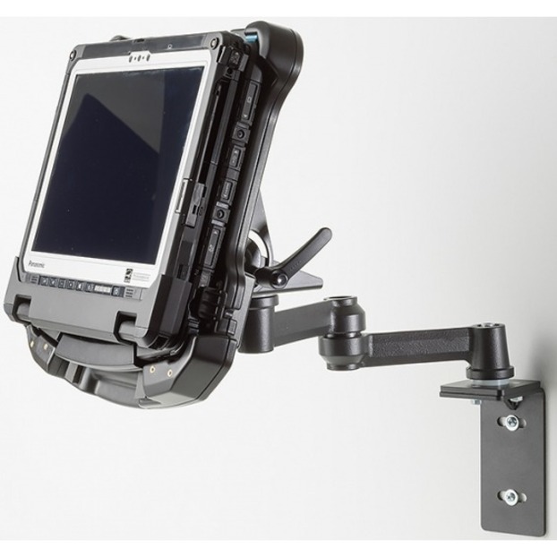 Gamber-Johnson Wall Mount for Display, Tablet, Notebook - Black Powder Coat - Thumbnail 4