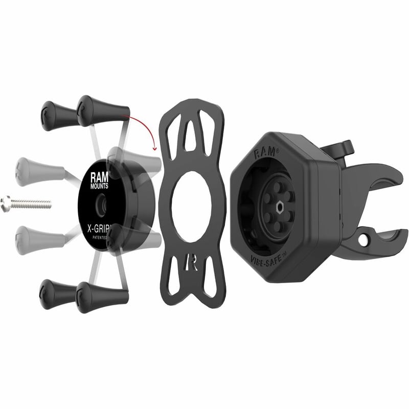 RAM Mounts X-Grip Vehicle Mount for Smartphone, Camera, GPS, Computer, Electronic Equipment, Handheld Device, iPhone - Landscape/Portrait - Thumbnail 2