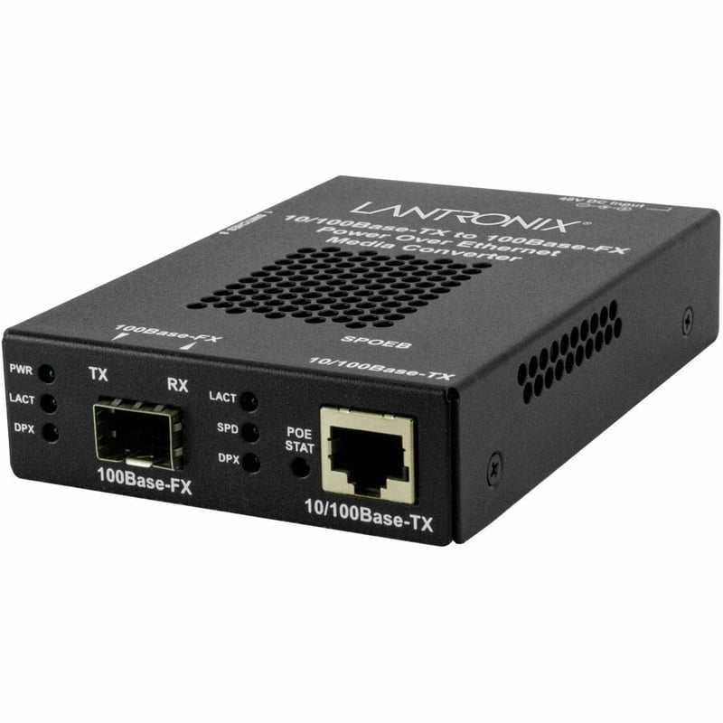 10/100BASE-TX RJ45 POE TO 100BASE-FX MM LC 2 KM WITH -BR POWE - Thumbnail 2