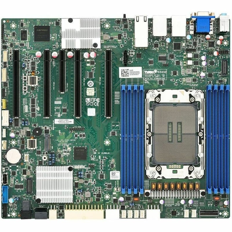 Tyan Tempest HX S5652 Server Motherboard - Intel C741 Chipset - Socket LGA-4677 - SSI CEB - Thumbnail 2