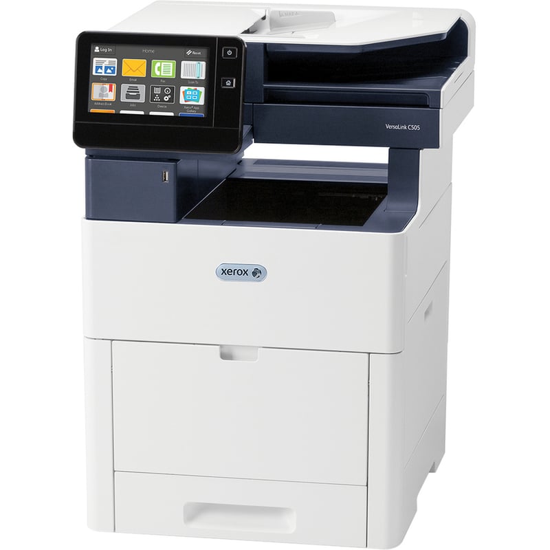 Xerox VersaLink C505 C505/X LED Multifunction Printer-Color-Copier/Fax/Scanner-45 ppm Mono/45 ppm Color Print-1200x2400 Print-Automatic Duplex Print-120000 Pages Monthly-700 sheets Input-Color Scanner-600 Optical Scan-Color Fax-Gigabit Ethernet - Thumbnail 2