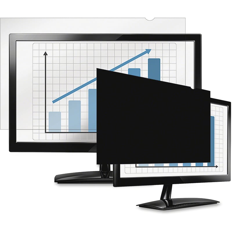 Fellowes PrivaScreen Blackout Privacy Filter - 21.5" Wide - Thumbnail 1