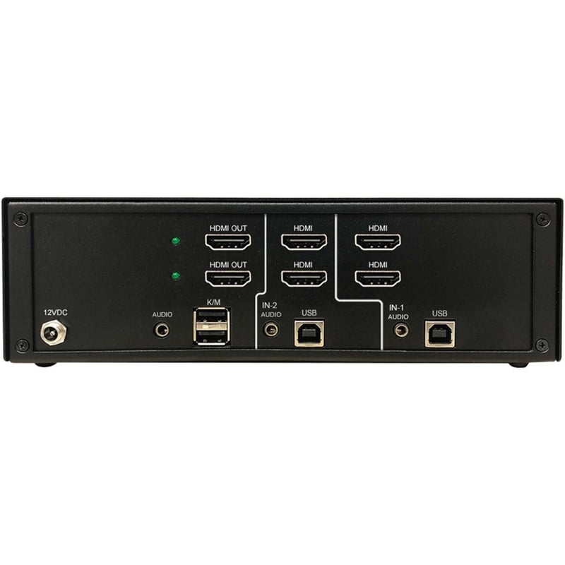 Tripp Lite series Secure KVM Switch, 2-Port, Dual Head, HDMI to HDMI, 4K, NIAP PP4.0, Audio, TAA - Thumbnail 4