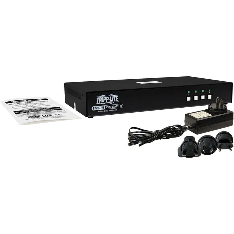 Tripp Lite by Eaton Secure KVM Switch, 4-Port, Single Head, DP to HDMI (x4), 4K, NIAP PP4.0, Audio, CAC, TAA - Thumbnail 2