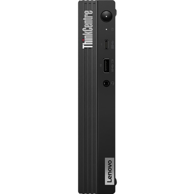 Lenovo ThinkCentre M90q Gen 3 11U50029US Desktop Computer - Intel Core i7 12th Gen i7-12700T Dodeca-core (12 Core) 1.40 GHz - 16 GB RAM DDR5 SDRAM - 512 GB M.2 PCI Express SSD - Tiny - Raven Black - Thumbnail 4