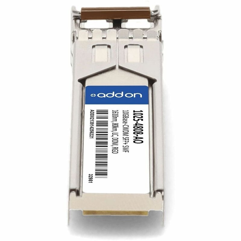 AddOn Optelian® 1025-4808 Compatible TAA 10GBase-CWDM SFP+ Transceiver (SMF, 1610nm, 80km, LC, DOM, -40 to 85C) - Thumbnail 4