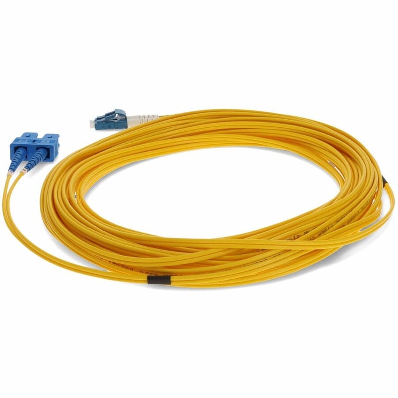 12M LC TO SC M/M OS2 YELLOW DUPLEX 2-STRAND RISER PATCH CABLE - Thumbnail 3