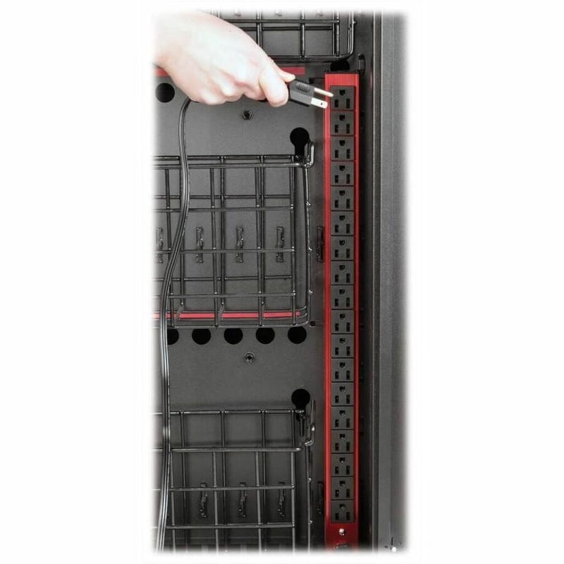 Tripp Lite by Eaton Multi-Device Charging Cart 36 AC Outlets Chromebooks and Laptops Black