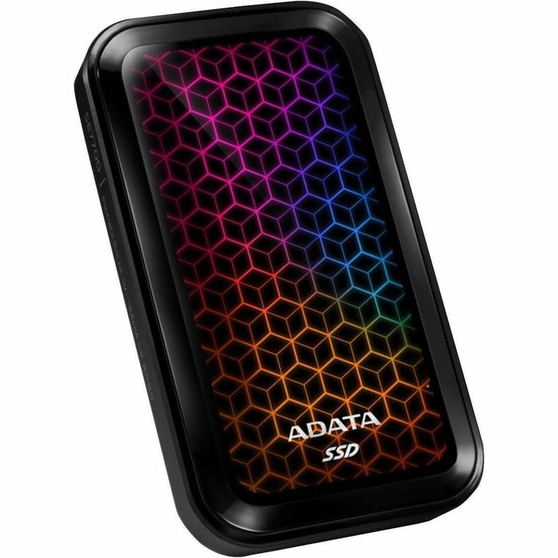 Adata SE770G 1 TB Portable Solid State Drive - External - SATA - Black - Thumbnail 1