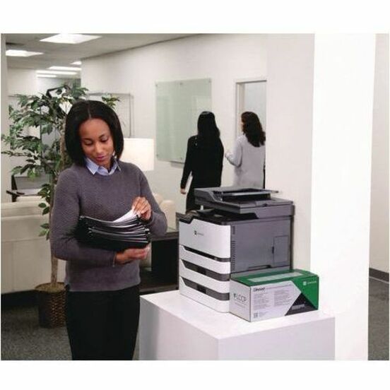 Lexmark Unison Original Laser Toner Cartridge - Cyan Pack - Thumbnail 2