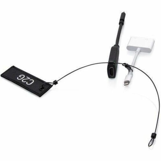 C2G Universal 4K HDMI Dongle Adapter Ring With Color Coded USB-C And Lightning - Thumbnail 4
