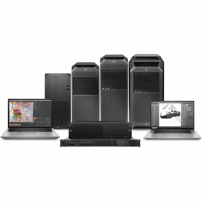 HP Z2 G9 Workstation - 1 Core i7 14th Gen i7-14700 - 32 GB - 512 GB SSD - Tower - Black - Thumbnail 2