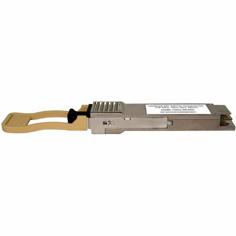 Eaton Tripp Lite Series Arista-Compatible QSFP-100G-SR4 QSFP28 Transceiver - 100GBase-SR4, MTP/MPO MMF, 100 Gbps, 850 nm, 100 m (328 ft.) - Thumbnail 4