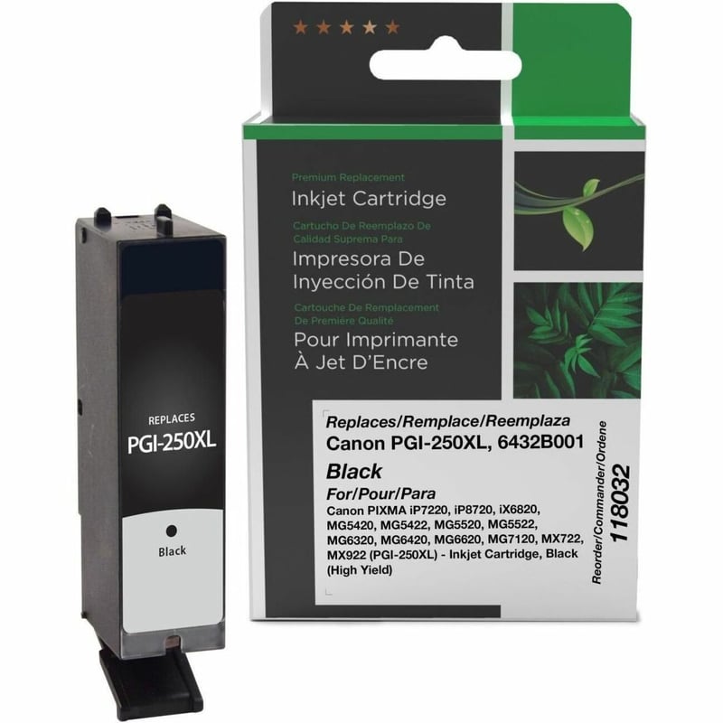 Clover Imaging Remanufactured High Yield Black Ink Cartridge for Canon PGI-250XL (6432B001) - Thumbnail 1