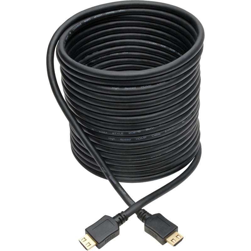 Eaton Tripp Lite Series High-Speed HDMI Cable, Gripping Connectors (M/M), Black, 25 ft. (7.62 m) - Thumbnail 2