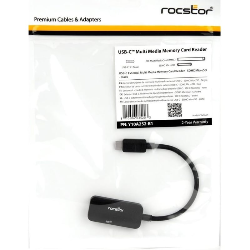 Rocstor Premium USB-C Multi Media Memory Card Reader - Thumbnail 5