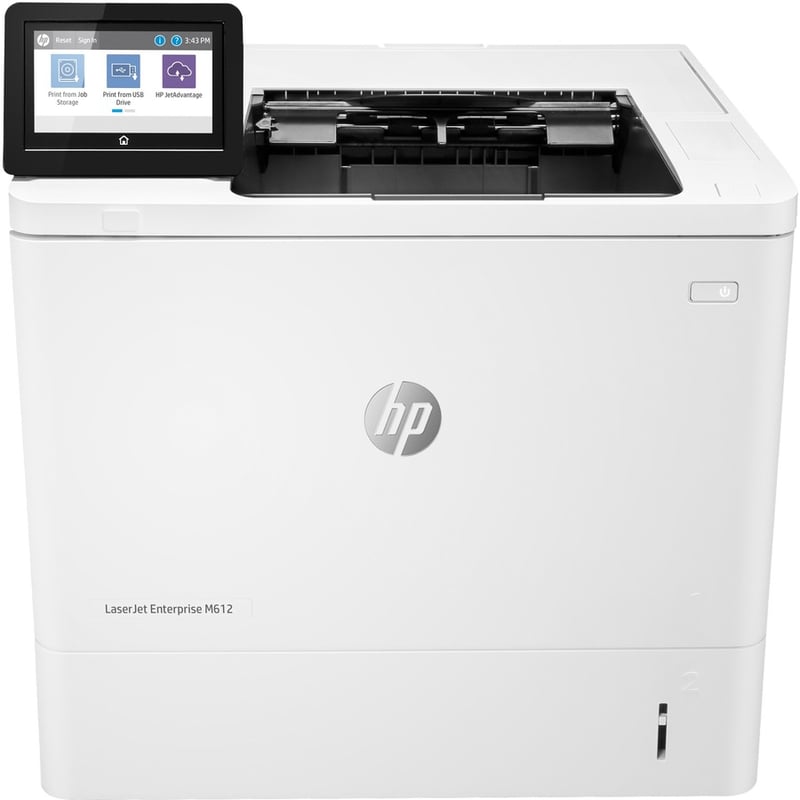 HP LaserJet Enterprise M612 M612dn Desktop Laser Printer - Monochrome - Thumbnail 3