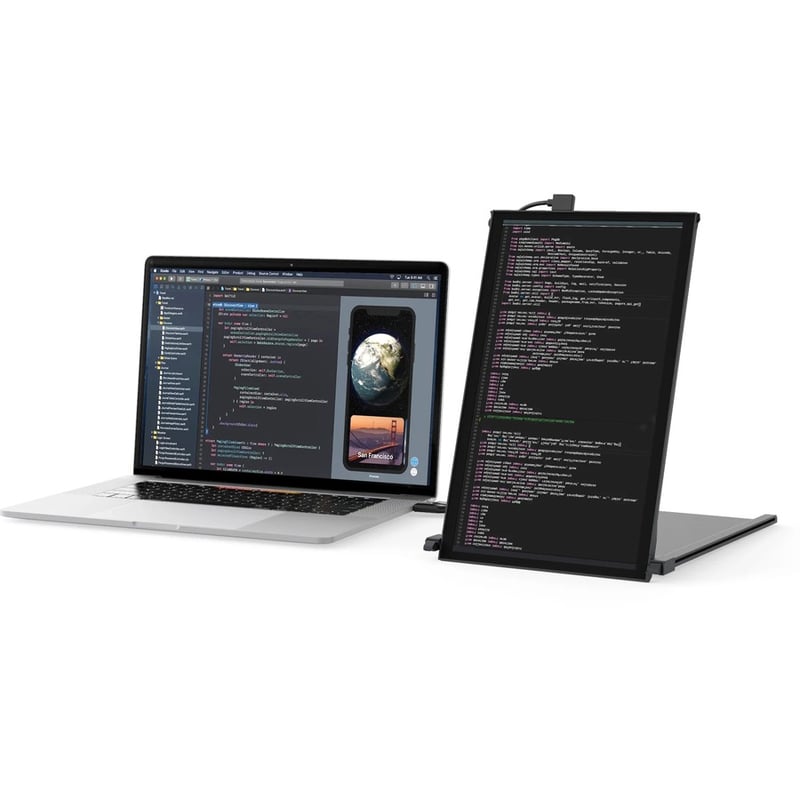 Mobile Pixels DUEX Plus 13" Class Full HD LCD Monitor - 16:9 - Deep Gray - Thumbnail 3