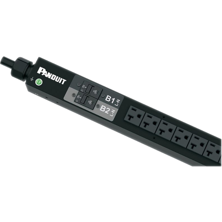 Panduit P22B09M Vertical Basic Power Distribution Unit - Thumbnail 3