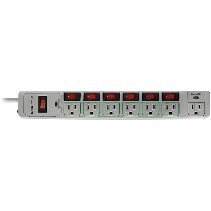 Tripp Lite by Eaton Eco-Surge 7-Outlet Surge Protector 6 ft. (1.83 m) Cord 1080 Joules Individually-Controlled - Thumbnail 5