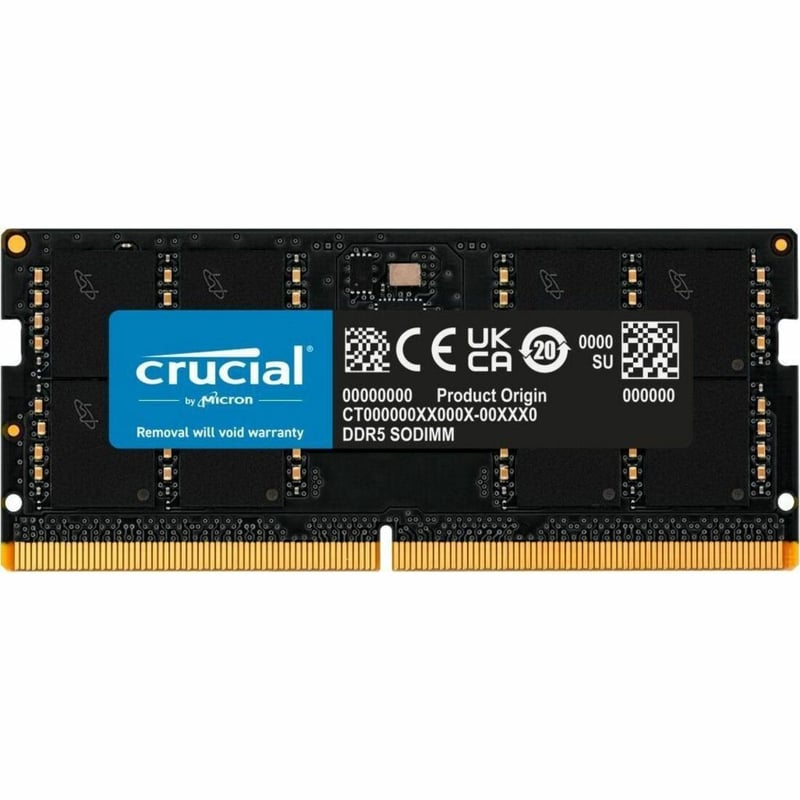 CRUCIAL 32GB LAPTOP DDR5 5600 MHZ SODIMM MEMORY