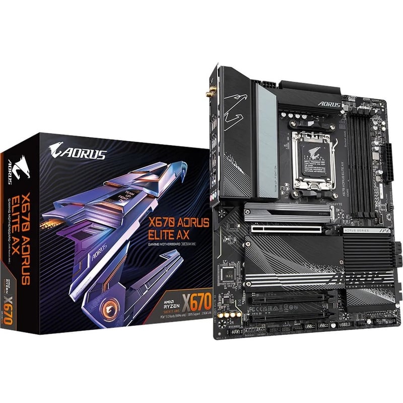 Aorus X670 ELITE AX Gaming Desktop Motherboard - AMD X670 Chipset - Socket AM5 - ATX