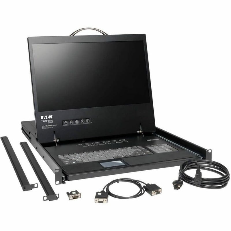 Tripp Lite by Eaton NetController 16-Port 1U Rack-Mount Console KVM Switch with 19-in. LCD - Thumbnail 3