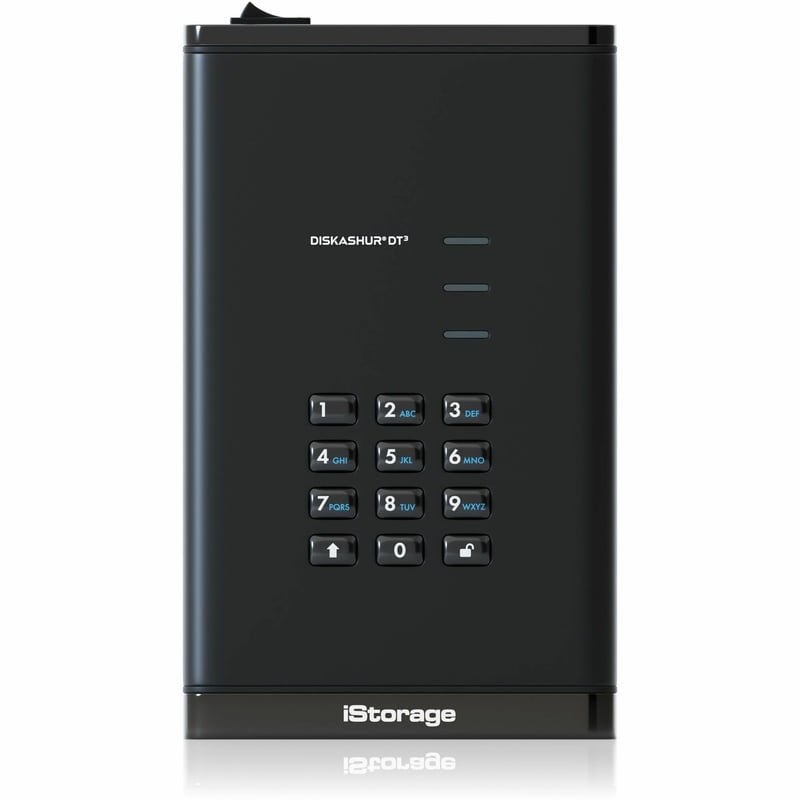 ISTORAGE DISKASHUR DT3 HDD 2TB FIPS140-3 PENDING ENCRYPTED - Thumbnail 1